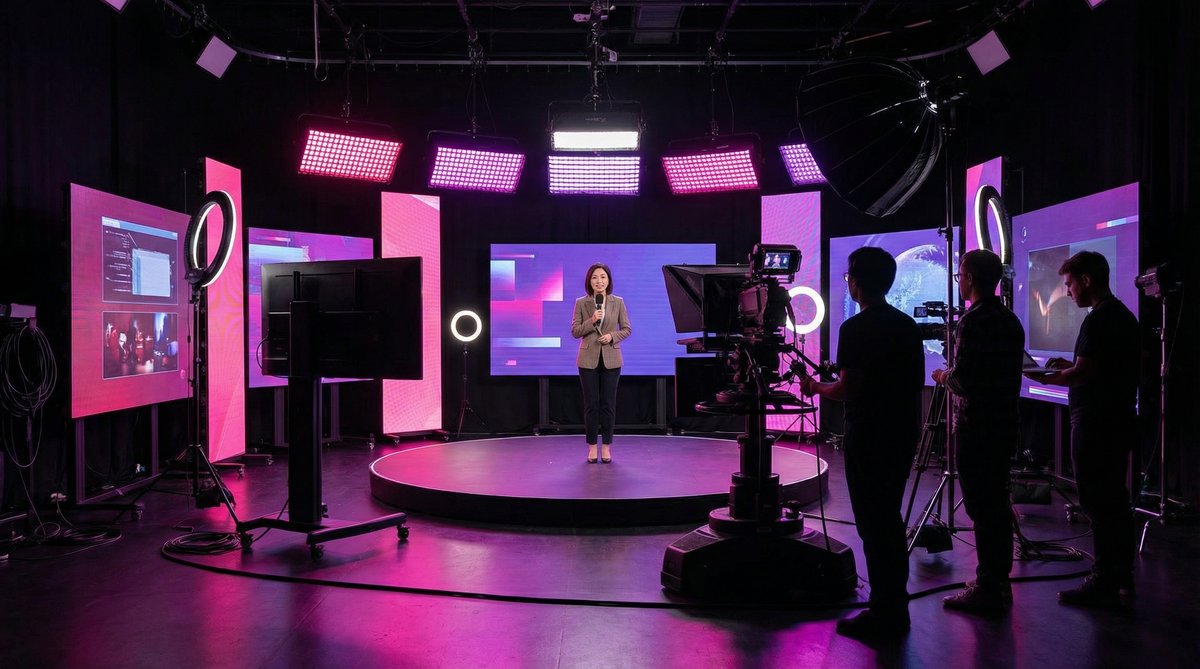 玩物社区专业视频制作现场